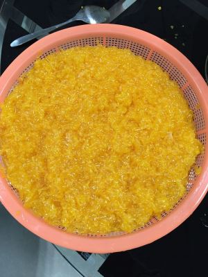 18 kg Tangerine Orange Sacs med 57 procent massa